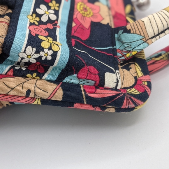 Vera Bradley Happy Snails Kiss Closure Shoulder Bag Purse, EUC RETIRED - Picture 3 of 10